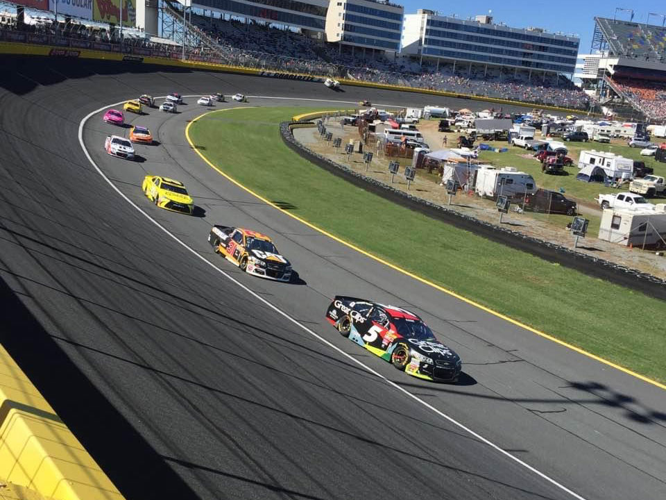 Photo during a nascar race